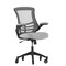Flash Furniture Gray Mesh Mid-Back Task Chair with Roller Wheels BL-X-5M-DKGY-RLB-GG - alternate 8